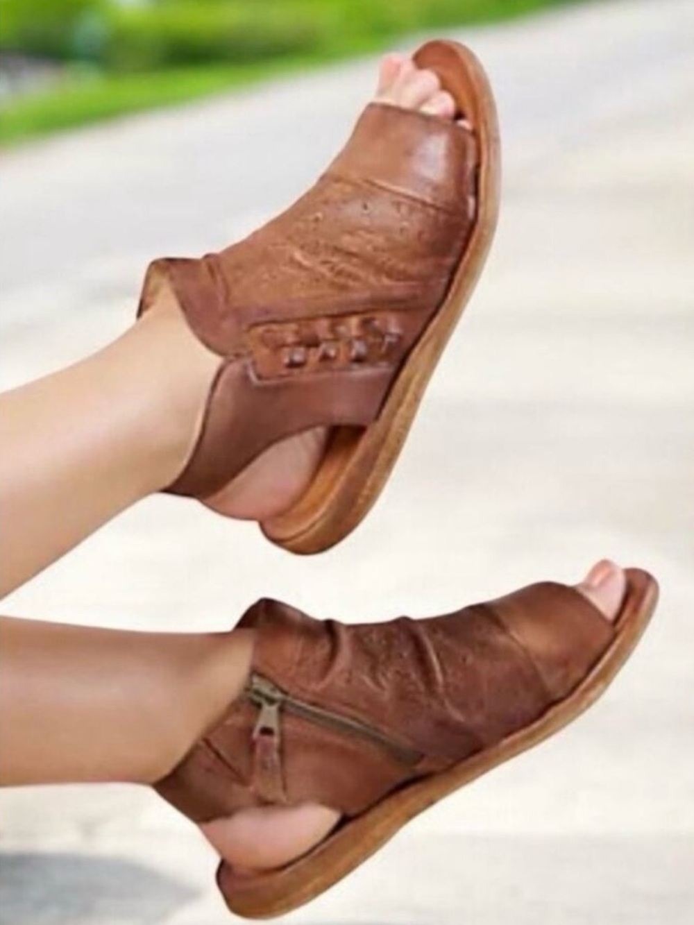 Miz Mooz Flaire Brandy Open Toe Sandals NWT